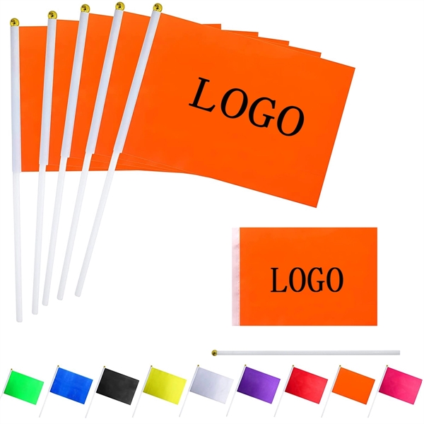 Custom Polyester Mini Hand Waving Flag - Custom Polyester Mini Hand Waving Flag - Image 0 of 1