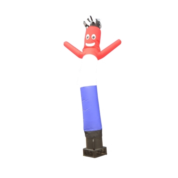 Red White Blue Inflatable Tube Man-6ft/10ft/20ft with blower - Red White Blue Inflatable Tube Man-6ft/10ft/20ft with blower - Image 0 of 0