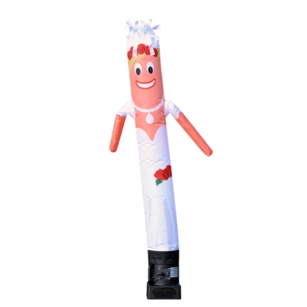 Bride Inflatable Tube Man Character with Blower. - Bride Inflatable Tube Man Character with Blower. - Image 0 of 1