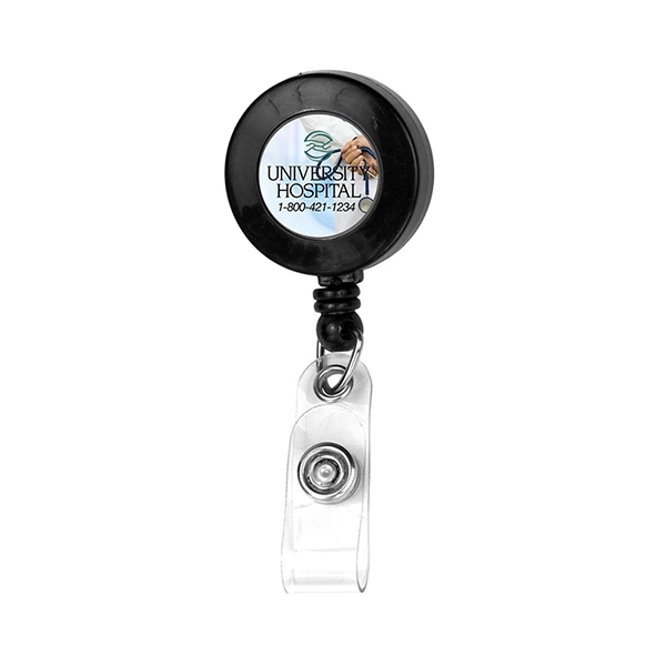 30" Cord Retractable Badge Reel with Rotating Alligator Clip - 30" Cord Retractable Badge Reel with Rotating Alligator Clip - Image 5 of 23