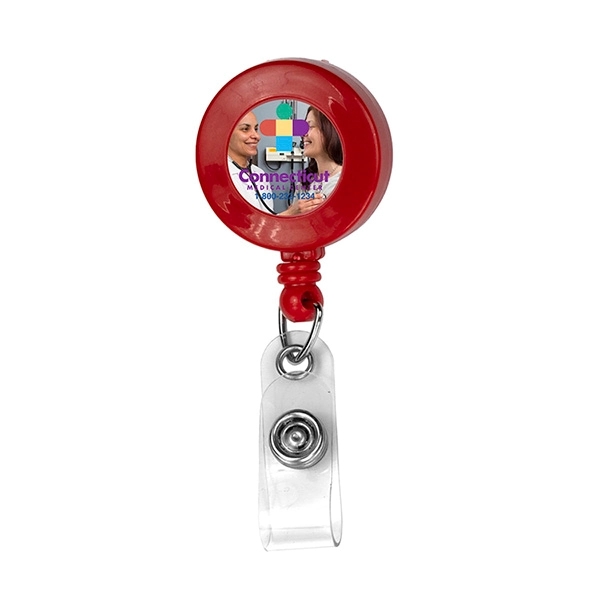 30" Cord Retractable Badge Reel with Rotating Alligator Clip - 30" Cord Retractable Badge Reel with Rotating Alligator Clip - Image 4 of 23