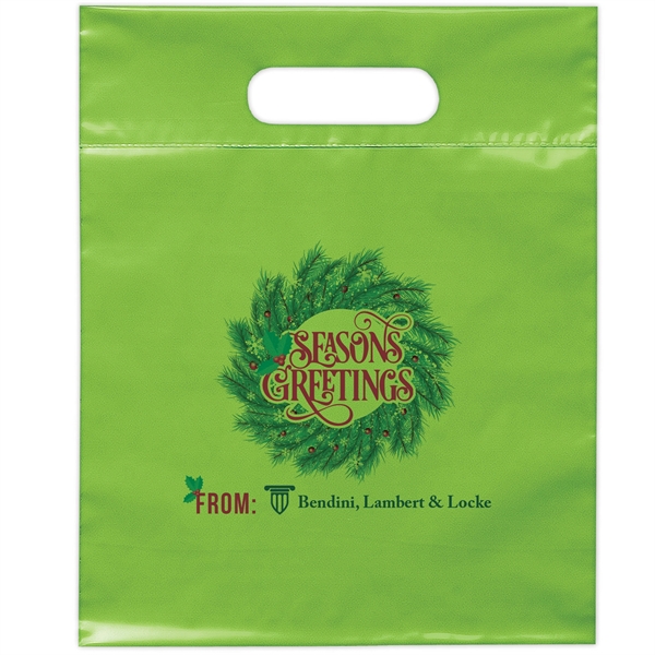 9 1/2W x 12H Die Cut Handle Bag - Dynamic Color - 9 1/2W x 12H Die Cut Handle Bag - Dynamic Color - Image 10 of 12