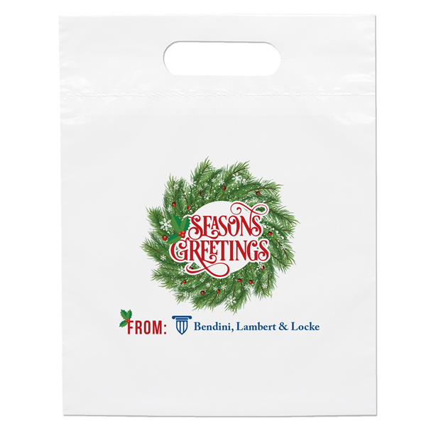 9 1/2W x 12H Die Cut Handle Bag - Dynamic Color - 9 1/2W x 12H Die Cut Handle Bag - Dynamic Color - Image 0 of 12