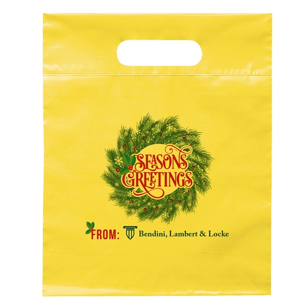 9 1/2W x 12H Die Cut Handle Bag - Dynamic Color - 9 1/2W x 12H Die Cut Handle Bag - Dynamic Color - Image 7 of 12