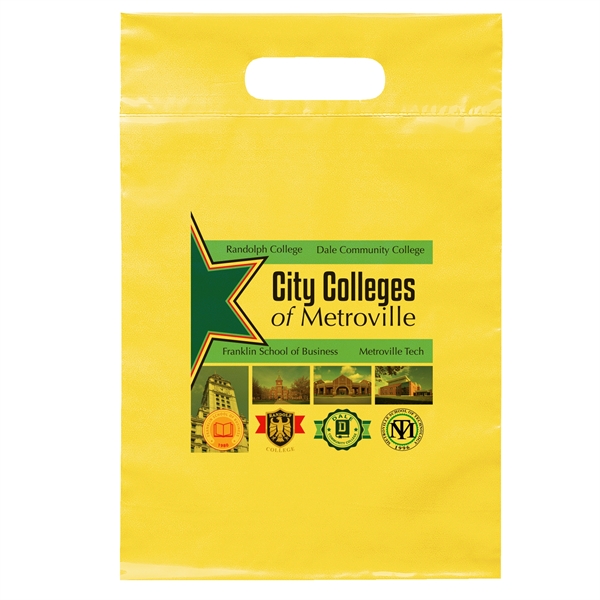 9 1/2W x 14H Die Cut Handle Bag - Dynamic Color - 9 1/2W x 14H Die Cut Handle Bag - Dynamic Color - Image 2 of 13