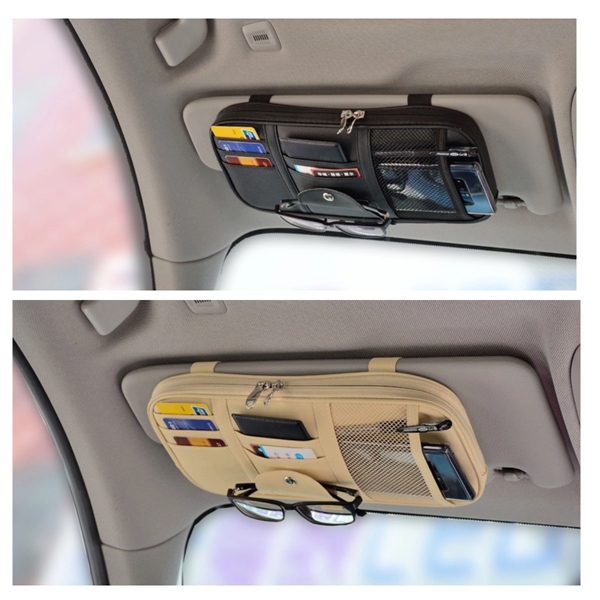 Car Organizer Bag On Sun Visor - Car Organizer Bag On Sun Visor - Image 0 of 7