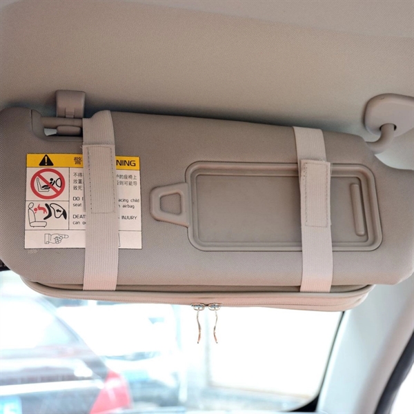 Car Organizer Bag On Sun Visor - Car Organizer Bag On Sun Visor - Image 4 of 7
