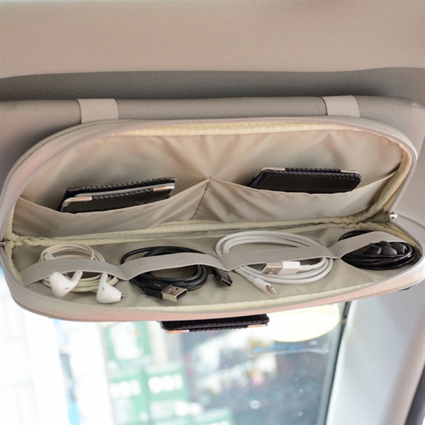 Car Organizer Bag On Sun Visor - Car Organizer Bag On Sun Visor - Image 6 of 7