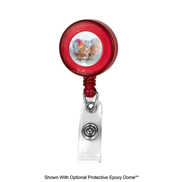 30" Cord Retractable Badge Reel with Rotating Alligator Clip - 30" Cord Retractable Badge Reel with Rotating Alligator Clip - Image 12 of 23