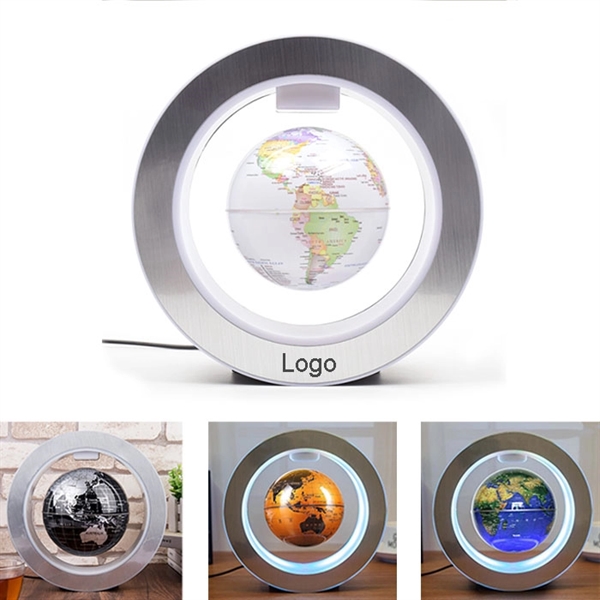 LED Desk Levitating Display Magnetic Suspension Globe - LED Desk Levitating Display Magnetic Suspension Globe - Image 0 of 0