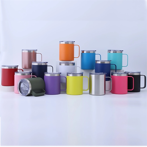 Stainless Steel Mug With Handle - Stainless Steel Mug With Handle - Image 1 of 2