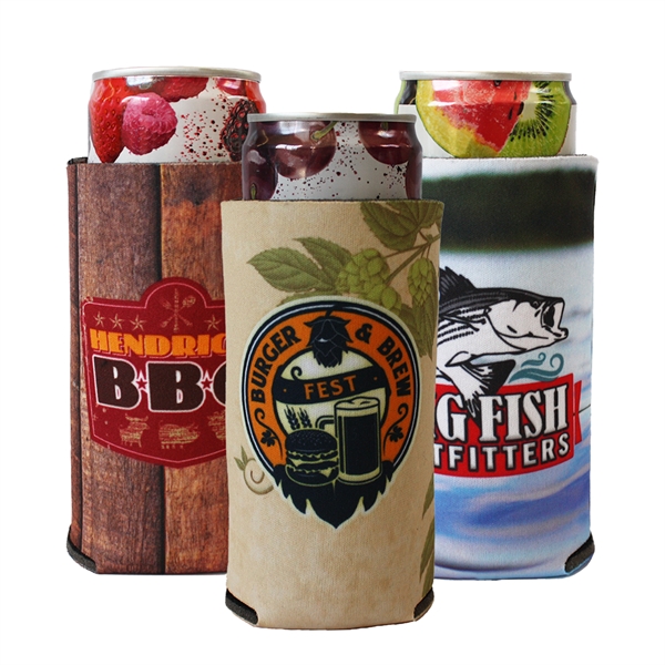 Sublimated Slim Can Cooler - Sublimated Slim Can Cooler - Image 0 of 3