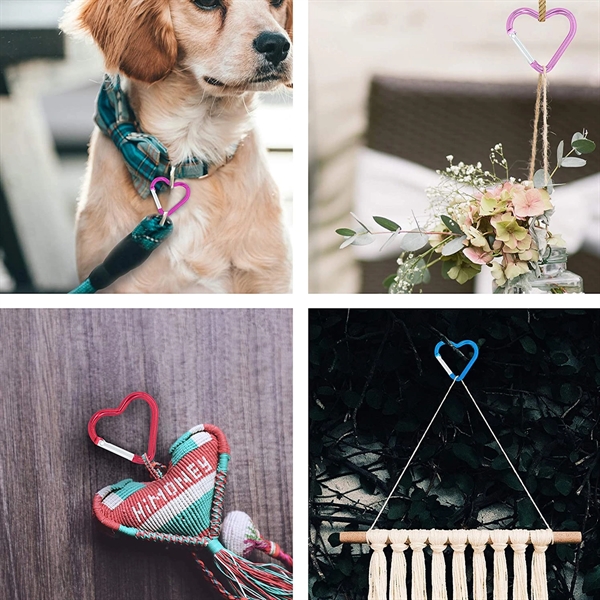 Heart Carabiner Key Chain - Heart Carabiner Key Chain - Image 2 of 4