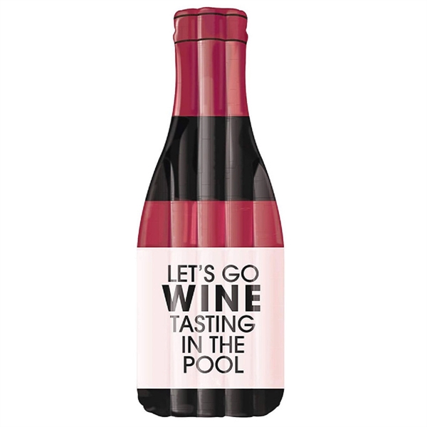 Pool Swim Inflatable Wine Bottle Float - Pool Swim Inflatable Wine Bottle Float - Image 1 of 2