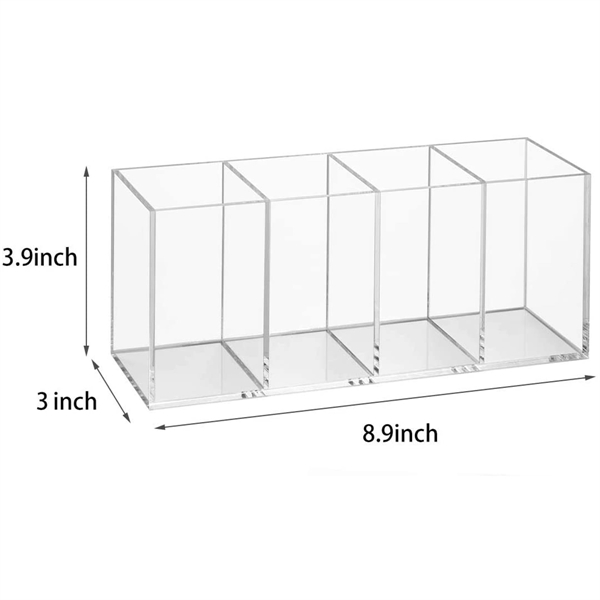 Acrylic Desk Accessory Storage Holder - Acrylic Desk Accessory Storage Holder - Image 1 of 2