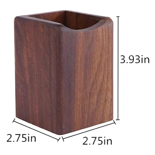 Premium Walnut Pencil Holder - Premium Walnut Pencil Holder - Image 1 of 2