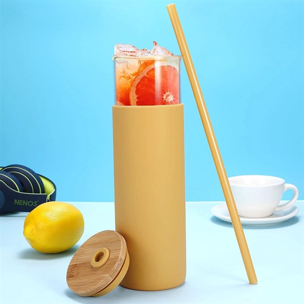 20oz Ice Cofee cup with Silicone Sleeve - 20oz Ice Cofee cup with Silicone Sleeve - Image 5 of 5