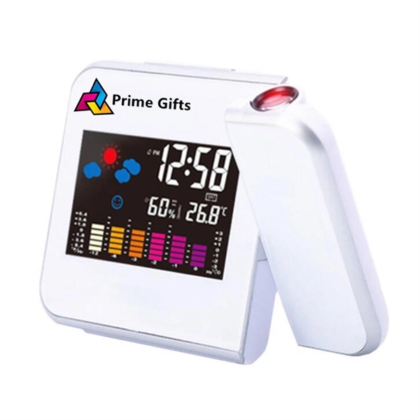 Multi-function Digital Projection Alarm Clock Weather - Multi-function Digital Projection Alarm Clock Weather - Image 2 of 3