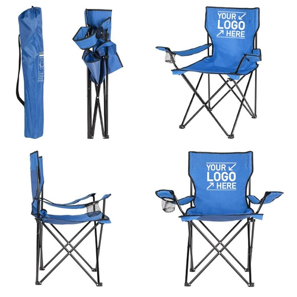 Outdoor Folding Portable Camping Fishing Beach Chair - Outdoor Folding Portable Camping Fishing Beach Chair - Image 3 of 4