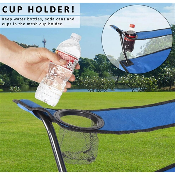 Outdoor Folding Portable Camping Fishing Beach Chair - Outdoor Folding Portable Camping Fishing Beach Chair - Image 4 of 4