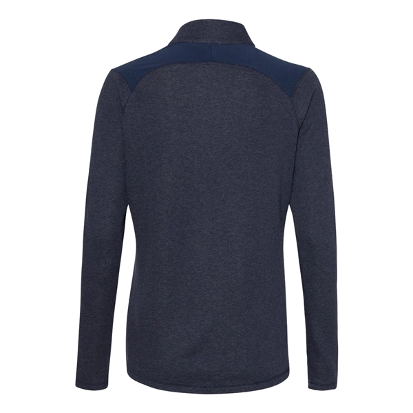 Adidas Lightweight Melange Quarter-Zip Pullover - Adidas Lightweight Melange Quarter-Zip Pullover - Image 13 of 15