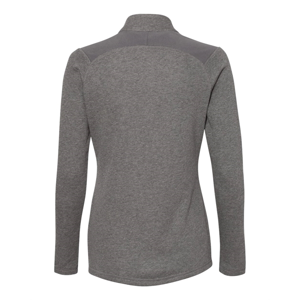 Adidas Lightweight Melange Quarter-Zip Pullover - Adidas Lightweight Melange Quarter-Zip Pullover - Image 15 of 15