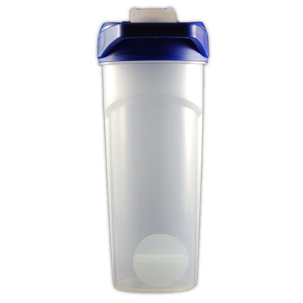 24 oz. BPA free Frosted Easy carry Shaker Bottle w/ Flip top - 24 oz. BPA free Frosted Easy carry Shaker Bottle w/ Flip top - Image 2 of 3