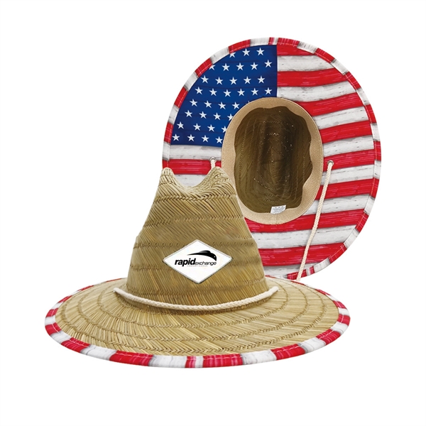 Sol Lifeguard Straw Hat - Sol Lifeguard Straw Hat - Image 6 of 7