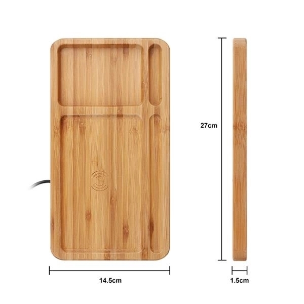 Bamboo Wireless Charging Pad - Bamboo Wireless Charging Pad - Image 1 of 2