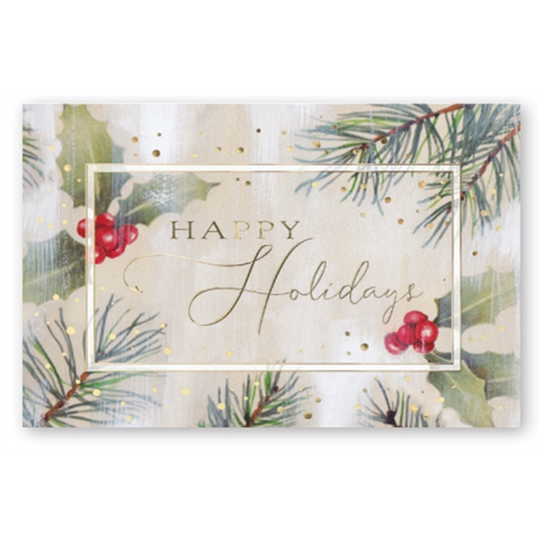 Watercolor Pine - Holiday Greeting Card - Watercolor Pine - Holiday Greeting Card - Image 0 of 0