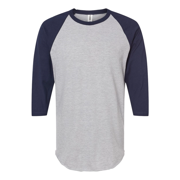 Tultex Fine Jersey Raglan T-Shirt - Tultex Fine Jersey Raglan T-Shirt - Image 15 of 73