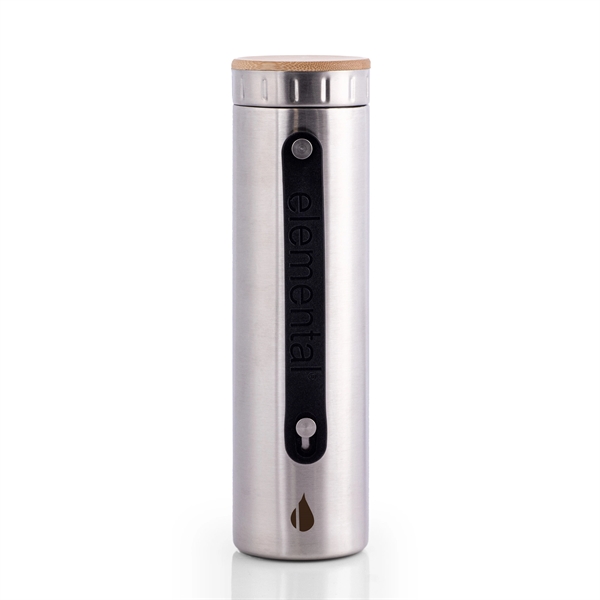 20oz Insulated Water Bottle with Bamboo Lid - 20oz Insulated Water Bottle with Bamboo Lid - Image 13 of 22