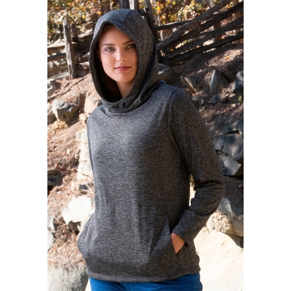 Bermuda Sands Women's Carole Striated Pullover Hoodie - Bermuda Sands Women's Carole Striated Pullover Hoodie - Image 0 of 1