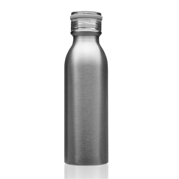 20 oz. BPA free Stainless Steel Sports Bottle w/ carry loop - 20 oz. BPA free Stainless Steel Sports Bottle w/ carry loop - Image 5 of 8