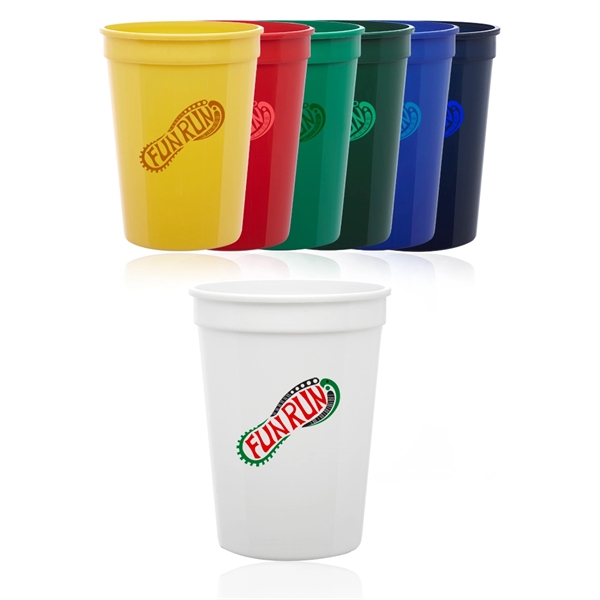 12 oz Plastic Stadium Cup - 12 oz Plastic Stadium Cup - Image 0 of 28