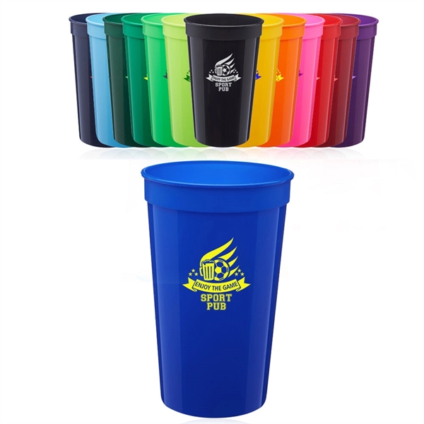 22 oz Plastic Stadium Cup - 22 oz Plastic Stadium Cup - Image 17 of 17
