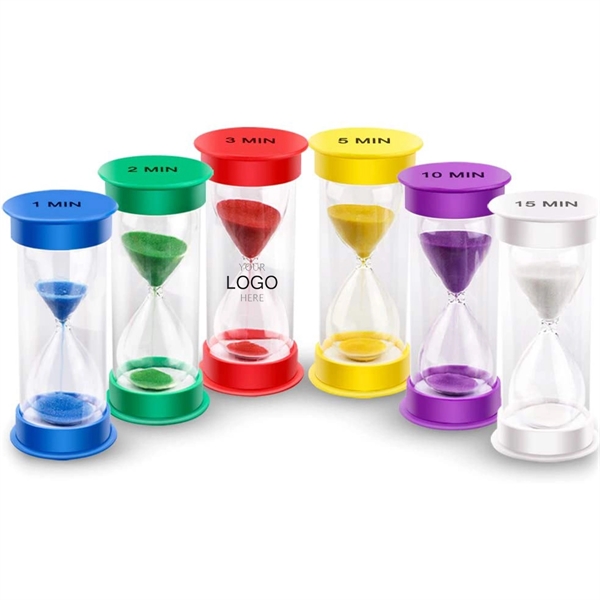 6 Pieces Acrylic Sand Timer - 6 Pieces Acrylic Sand Timer - Image 0 of 4