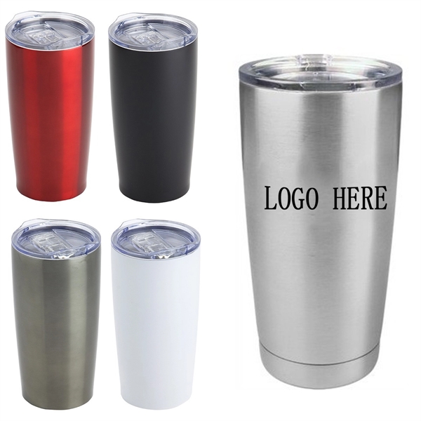 20 Oz Stainless Steel Travel Tumbler - 20 Oz Stainless Steel Travel Tumbler - Image 0 of 1