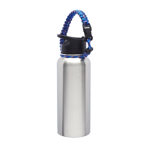34 oz. Vacuum Insulated Sports Water Bottles w/ Carry Strap - 34 oz. Vacuum Insulated Sports Water Bottles w/ Carry Strap - Image 3 of 4