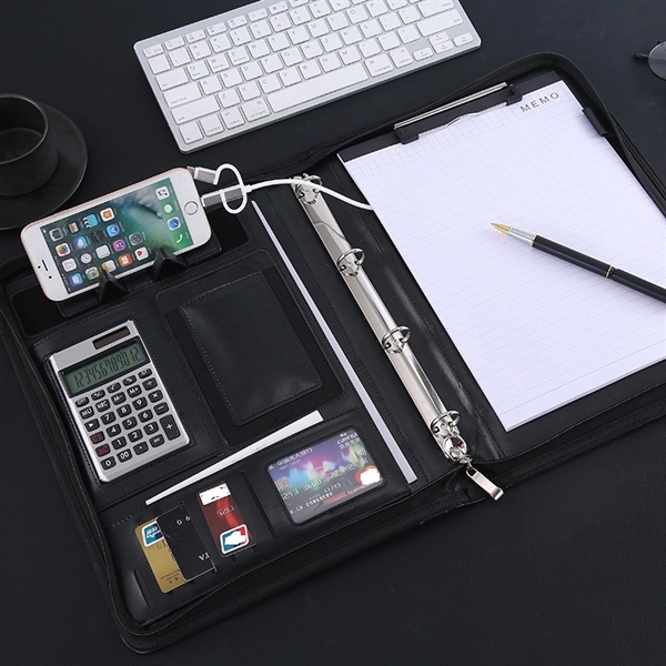 Padfolio USB Charging Notebook - Padfolio USB Charging Notebook - Image 0 of 1