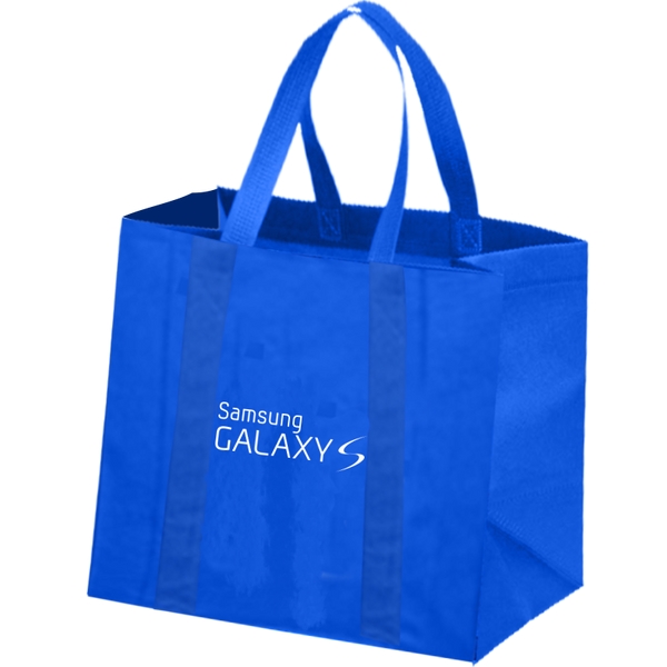 Budget Custom Reusable Grocery Tote Bag - Budget Custom Reusable Grocery Tote Bag - Image 0 of 12