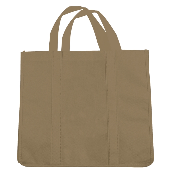 Budget Custom Reusable Grocery Tote Bag - Budget Custom Reusable Grocery Tote Bag - Image 4 of 12