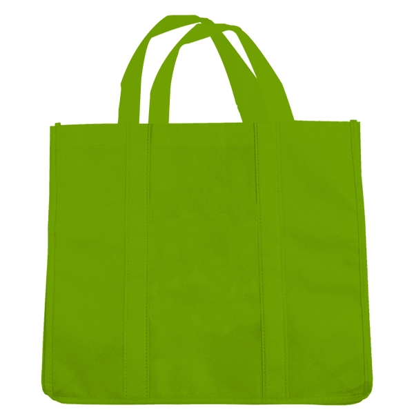 Budget Custom Reusable Grocery Tote Bag - Budget Custom Reusable Grocery Tote Bag - Image 5 of 12