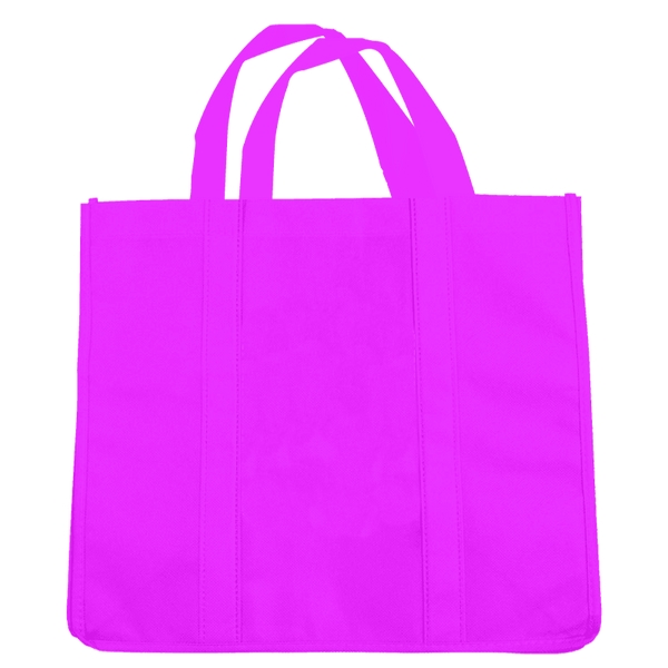 Budget Custom Reusable Grocery Tote Bag - Budget Custom Reusable Grocery Tote Bag - Image 8 of 12