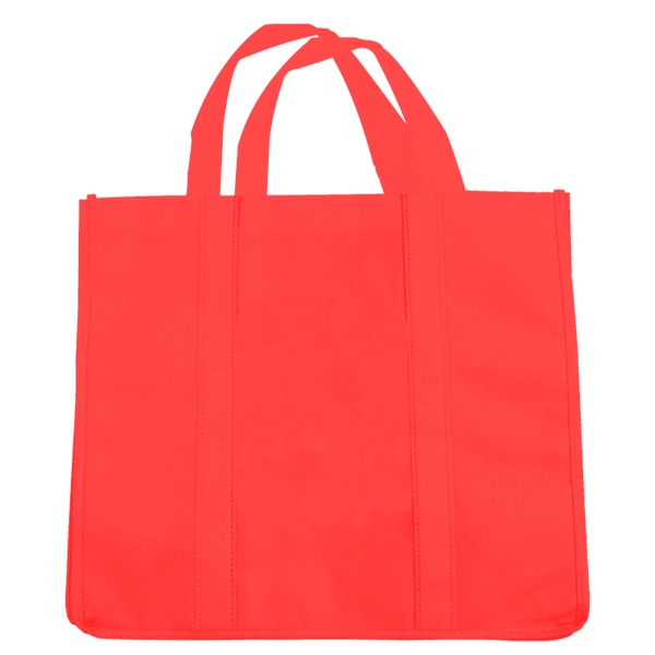 Budget Custom Reusable Grocery Tote Bag - Budget Custom Reusable Grocery Tote Bag - Image 9 of 12