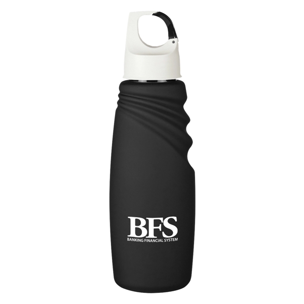 24 Oz. Matte Finish Crest Carabiner Sports Bottle - 24 Oz. Matte Finish Crest Carabiner Sports Bottle - Image 11 of 11