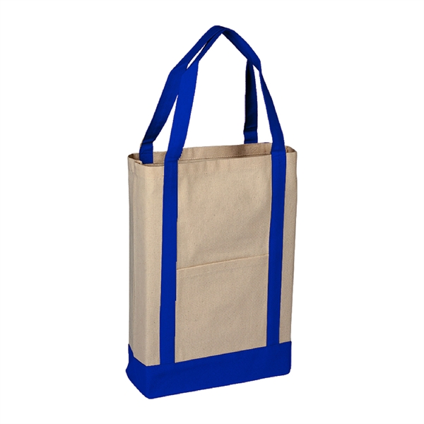 10oz.Cotton Canvas Reusable Tote Bag w/ Handles for Grocery - 10oz.Cotton Canvas Reusable Tote Bag w/ Handles for Grocery - Image 8 of 8
