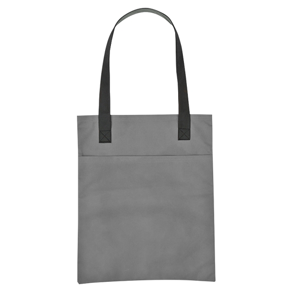 Budget Custom Non Woven Turnabout Brochure Tote Bag - Budget Custom Non Woven Turnabout Brochure Tote Bag - Image 1 of 7
