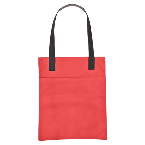 Budget Custom Non Woven Turnabout Brochure Tote Bag - Budget Custom Non Woven Turnabout Brochure Tote Bag - Image 6 of 7