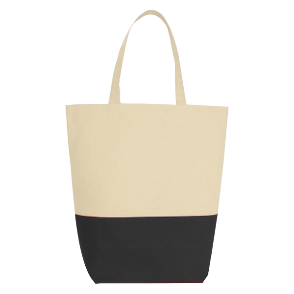 Budget Custom Tote and Go Canvas Bag - Budget Custom Tote and Go Canvas Bag - Image 1 of 4